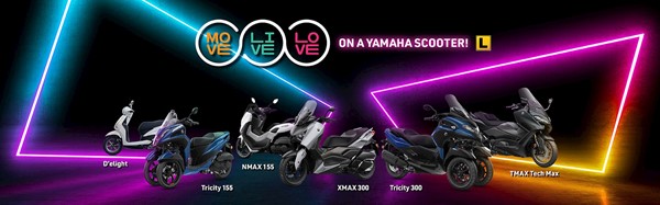 221 Move, Live, Love On A Yamaha Scooter