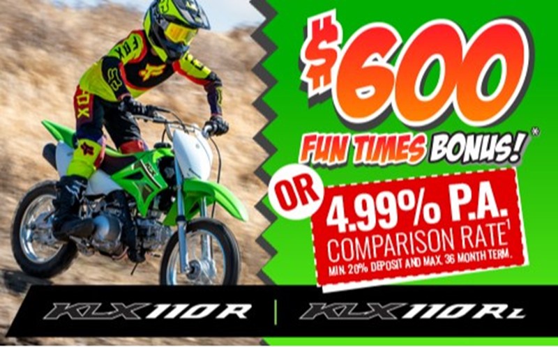 2025 KLX110R - Offroad - Coast Powersports - Yamaha, KTM, Kawasaki motorcycles - Adelaide, South Australia