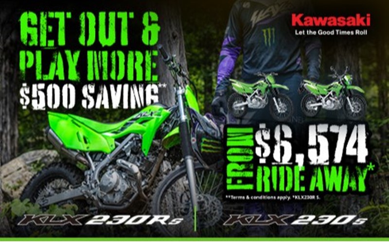 2025 KLX230RS - Offroad - Coast Powersports - Yamaha, KTM, Kawasaki, Triumph motorcycles - Adelaide, South Australia
