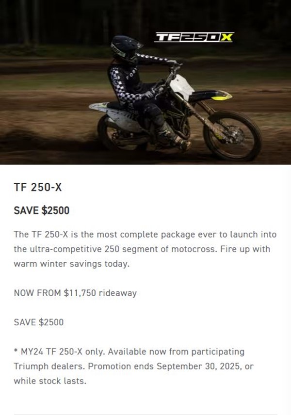  TF 250 X