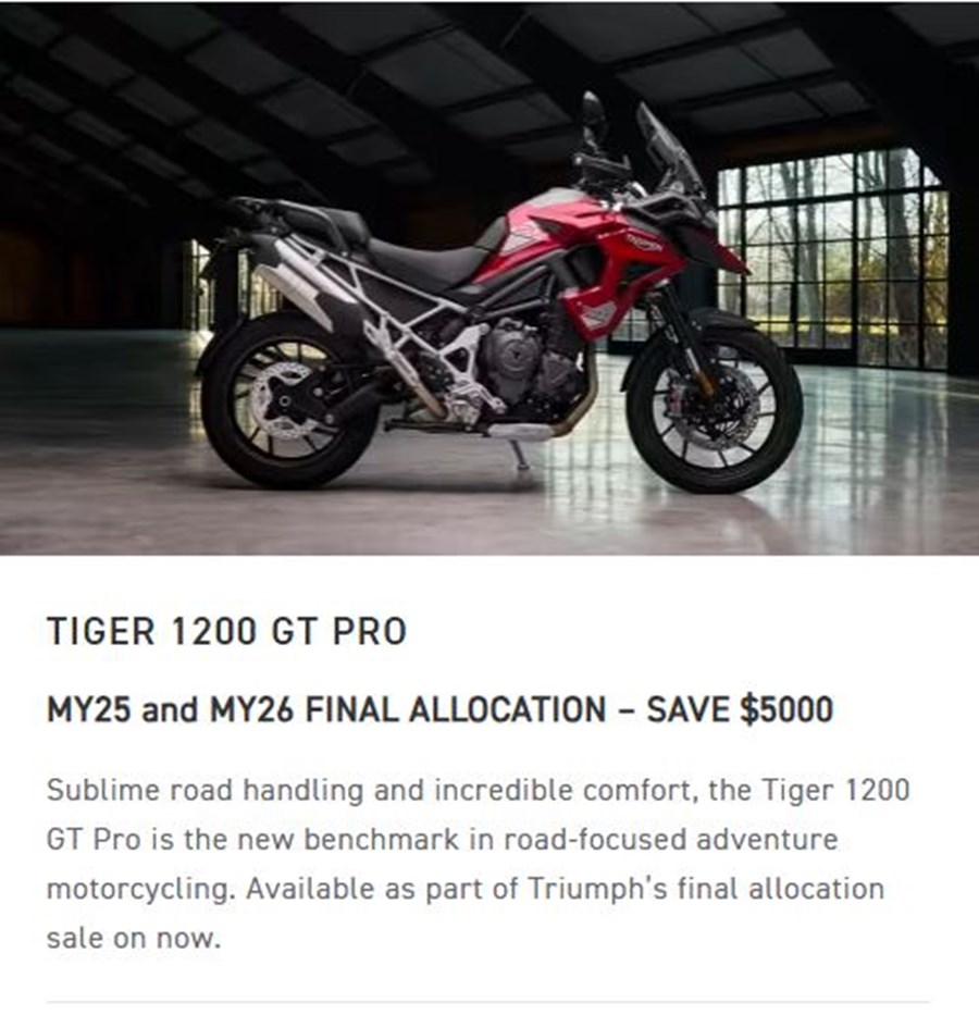 Tiger 1200 GT Pro