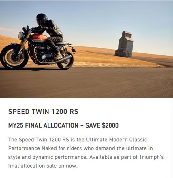  Speed Twin 1200 RS 2025