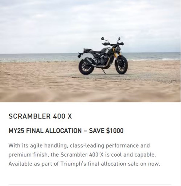  SCRAMBELER 400X PROMO