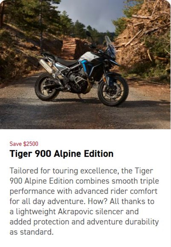  Tiger 900 Alpine